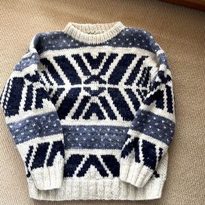 Vintage Handmade Nordic wool sweater